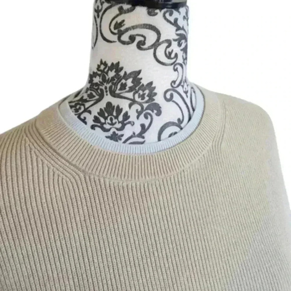 Lululemon Waist Length Crewneck Sweater Chunky Women's 4 Prosecco Lemon Cotton - Picture 8 of 14